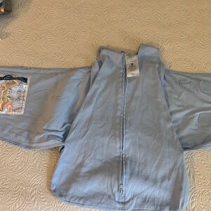 Halo SleepSack Swaddle in Soft Blue